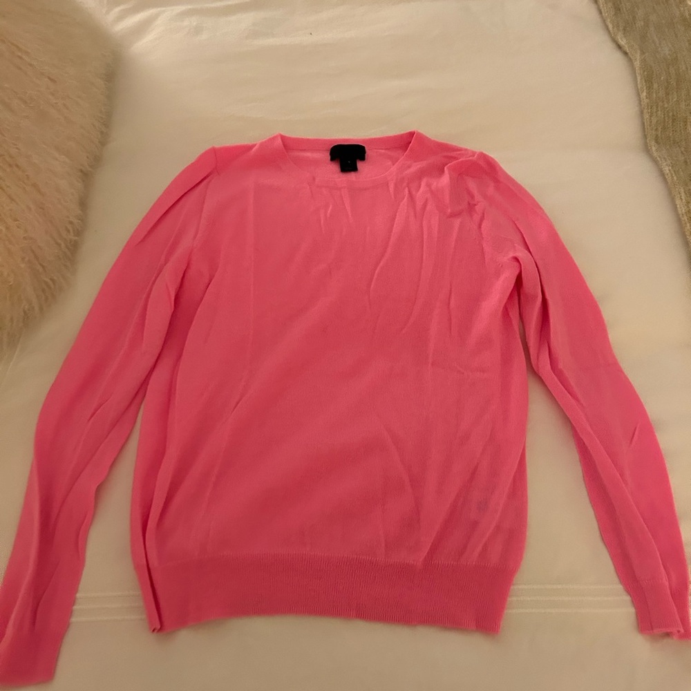 Pink Italian Cashmere j.crew sweater NEVER WORN
